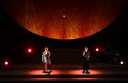 神聖朗読劇「カリギュラ」初日公演より。（撮影：阿部章仁）