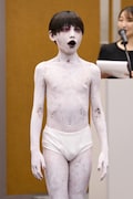 「呪怨 THE LIVE -再念-」製作発表記者会見より、俊雄。
