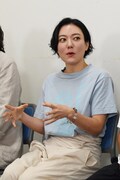 「僕らの時代じゃない」合同取材会より、鈴木杏。