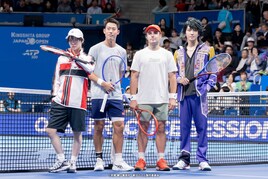 越前リョーマ役の今牧輝琉＆越前リョーガ役の井澤勇貴、木下ジャパンオープンテニス2026に登場