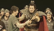 舞台「キングダムII-継承-」10月13日12:00開演回より、カーテンコールの様子。