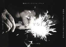 舞踏家 石井則仁×チェロ奏者 坂本弘道 脳内スパークパフォーマンス「発火 vol.2」ビジュアル