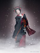 河合雪之丞扮する小烏丸。