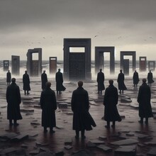 「鴎座2024年演劇島プロジェクト『演劇島』－世阿弥『金島書』ウィリアム・シェイクスピア『テンペスト』に倣う－」ビジュアル