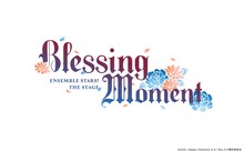「『あんさんぶるスターズ！THE STAGE』-Blessing Moment-」ロゴ