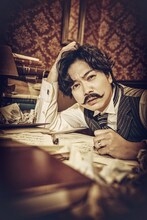 パルコ・プロデュース 2025「エドモン～『シラノ・ド・ベルジュラック』を書いた男～」ビジュアル