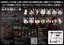 コルバタ第40回本公演（友池組）「画素数の低い愛」チラシ裏