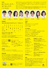 iaku「はぐらかしたり、もてなしたり」チラシ裏