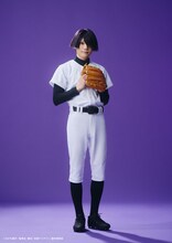 伊崎龍次郎扮する土屋和季の練習着姿。