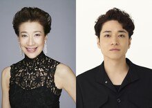 左から前田美波里、福田悠太。