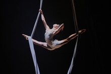 演目「Aerial Silk」の様子。