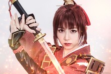 川崎愛香里扮する遮那王役。