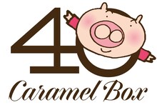 演劇集団キャラメルボックス 劇団創立40周年記念公演のロゴ。