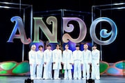 松竹創業130周年 新橋演舞場100周年「ANDO」囲み取材より。