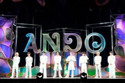 松竹創業130周年 新橋演舞場100周年「ANDO」囲み取材より。