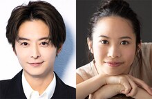 左から小池徹平、屋比久知奈。