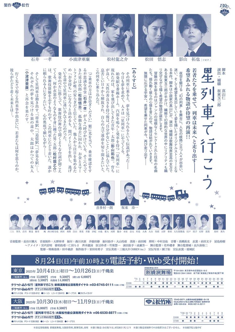 「星列車で行こう」チラシ裏