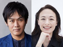 左から森崎博之、シルビア・グラブ。