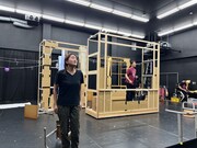 兵庫県立ピッコロ劇団ファミリー劇場「タラレバ幽霊とタカラの山」稽古の様子。