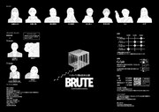 ハコトバコ 第4回本公演「BRUTE」チラシ裏
