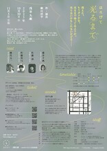 ほろびて「光るまで」チラシ裏