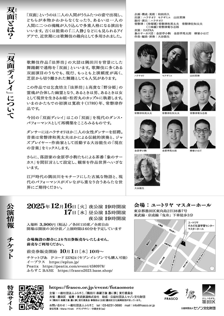 「双面ディレイ」チラシ裏