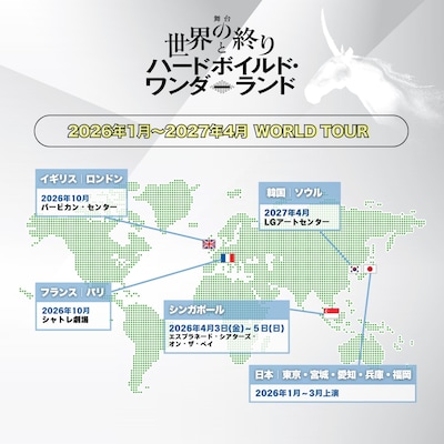 舞台「世界の終りとハードボイルド・ワンダーランド」ワールドツアー