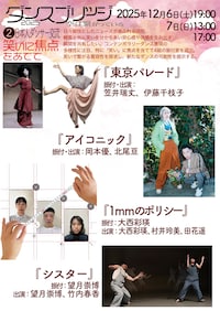 ダンスブリッジ2025 空は繋がっている 日本人ダンサー交流「笑いに焦点をあてて」