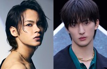 EX THEATER ARIAKE OPENING LINEUP「ノッキンオン・ロックドドア THE STAGE」出演の上田竜也（左）、川島如恵留。