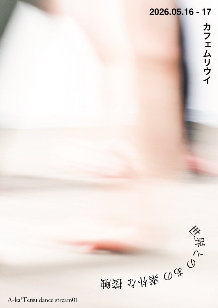 A-ka*Tetsu dance stream01「世界とのあの素朴な接触」ビジュアル3