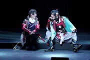 「ミュージカル『刀剣乱舞』和泉守兼定 堀川国広 山姥切国広 参騎出陣 ～八百八町膝栗毛～」より。
