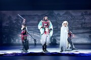 「ミュージカル『刀剣乱舞』和泉守兼定 堀川国広 山姥切国広 参騎出陣 ～八百八町膝栗毛～」より。
