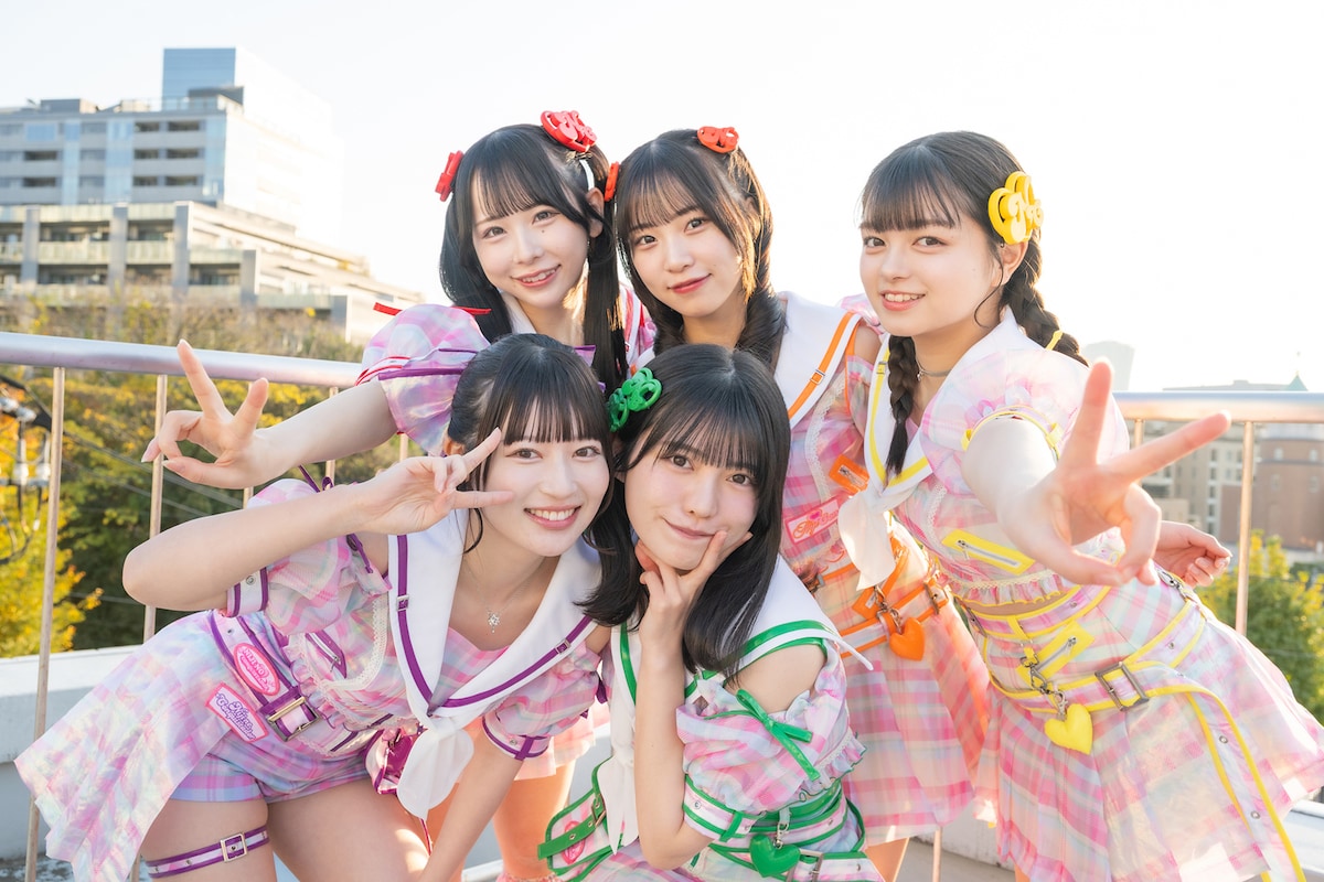 左から一宮ゆい、石浜芽衣、栗原舞優、尾林結花、川端優。