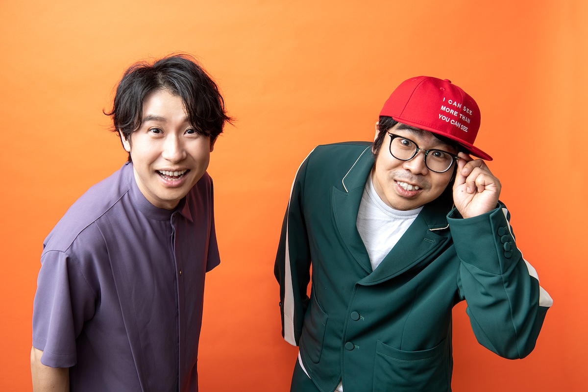 左から鈴村健一、川尻恵太。