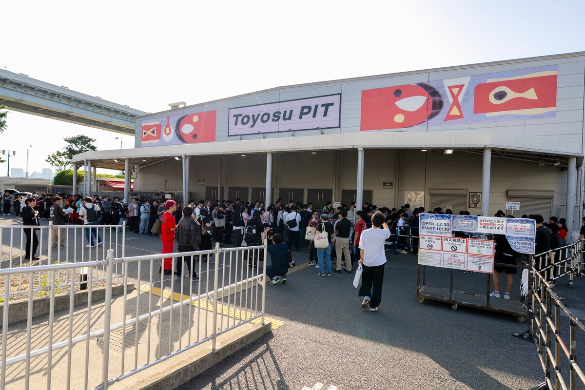 大勢のfav meファンでにぎわう豊洲PIT。