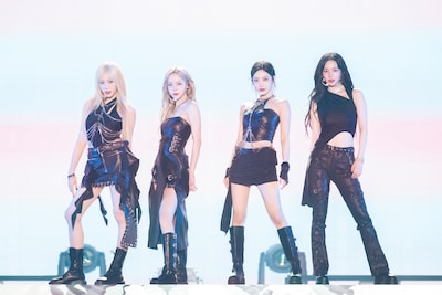 「2024 aespa LIVE TOUR - SYNK : PARALLEL LINE - in TOKYO DOME -SPECIAL EDITION-」より。（撮影：田中聖太郎）