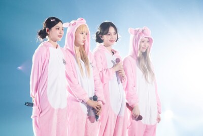 「2024 aespa LIVE TOUR - SYNK : PARALLEL LINE - in TOKYO DOME -SPECIAL EDITION-」より。（撮影：田中聖太郎）