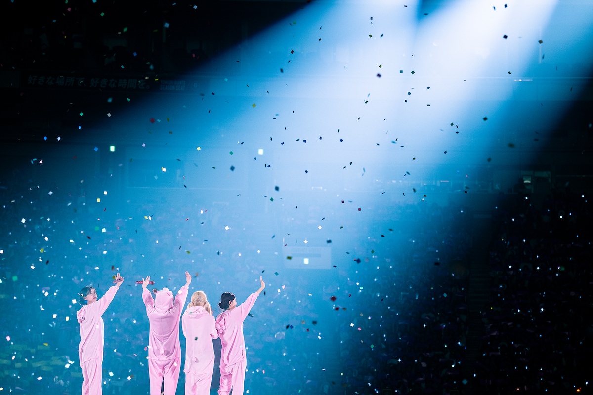 「2024 aespa LIVE TOUR - SYNK : PARALLEL LINE - in TOKYO DOME -SPECIAL EDITION-」より。（撮影：田中聖太郎）