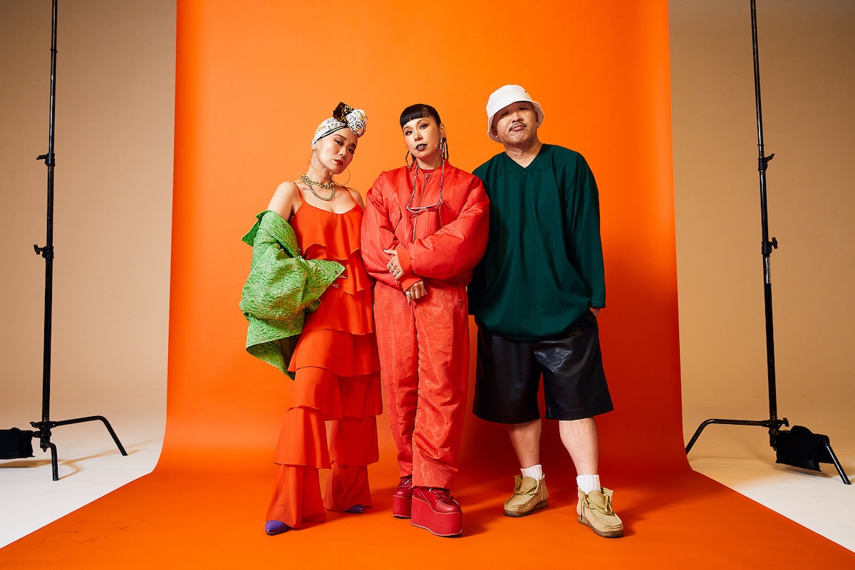 左からPUSHIM、AI、DABO。