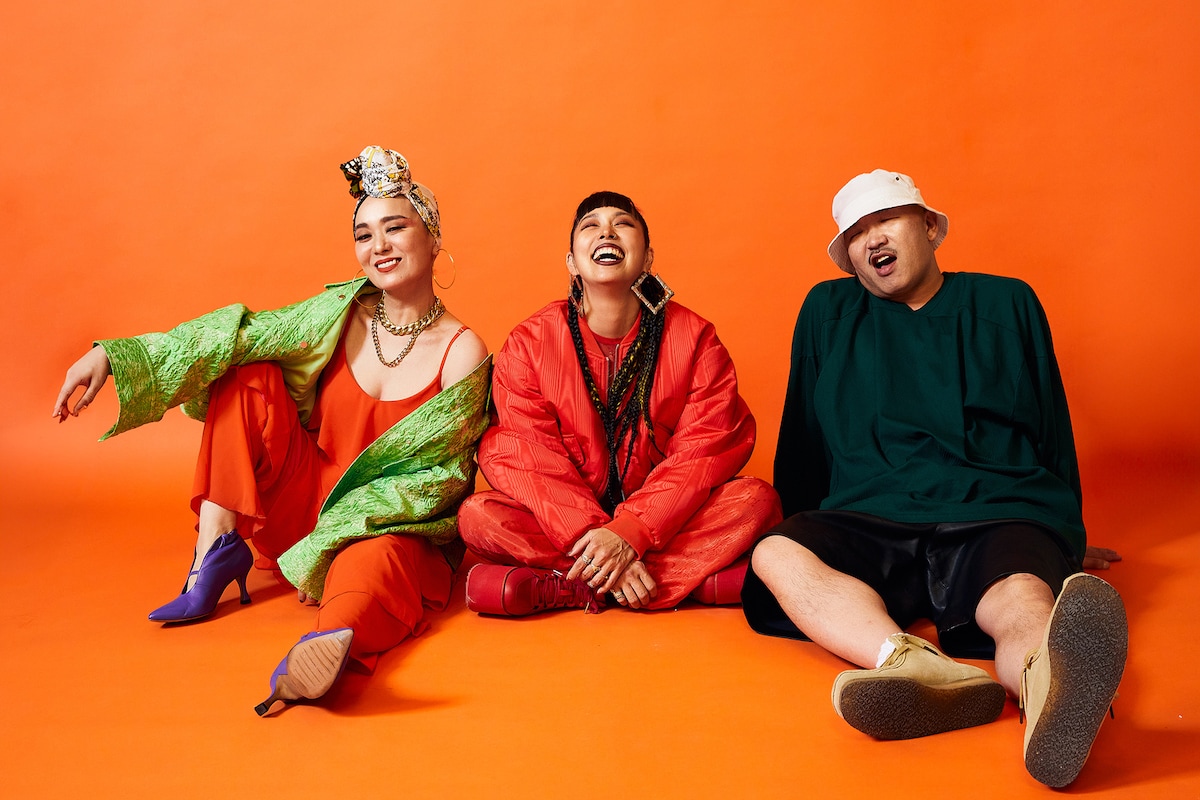 左からPUSHIM、AI、DABO。