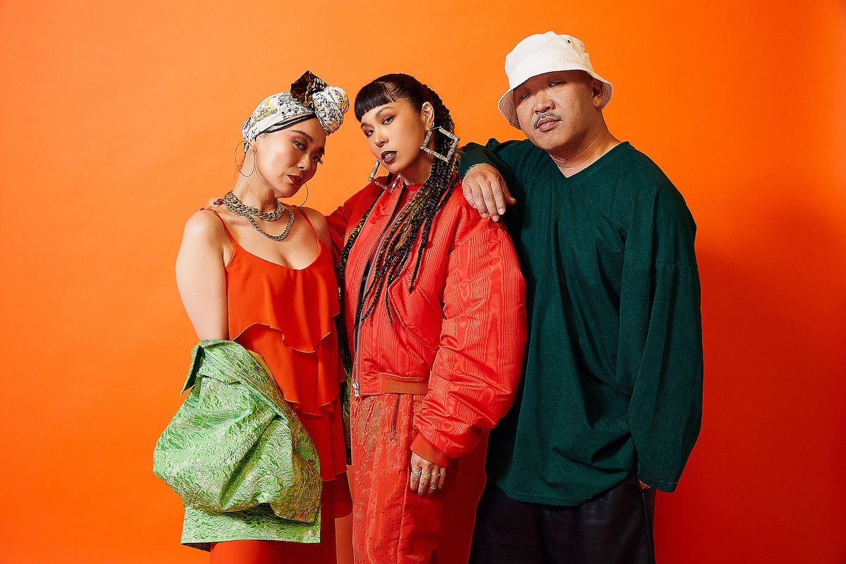 左からPUSHIM、AI、DABO。