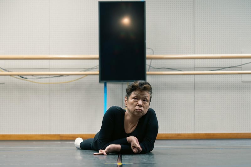 態変「BRAIN（ブレイン）」稽古の様子。