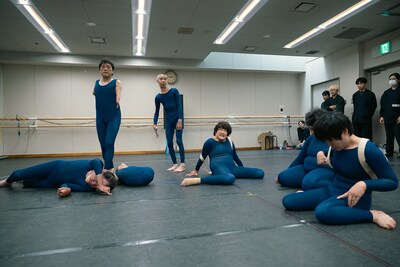 態変「BRAIN（ブレイン）」稽古の様子。