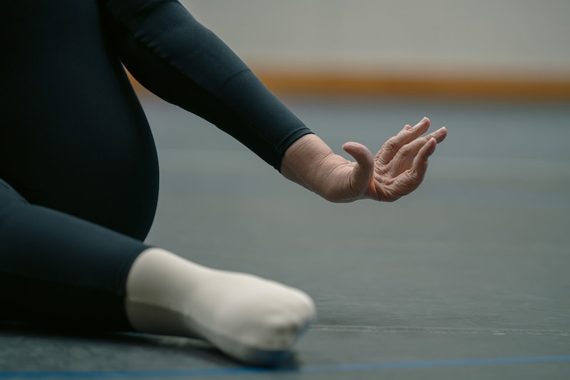 態変「BRAIN（ブレイン）」稽古の様子。