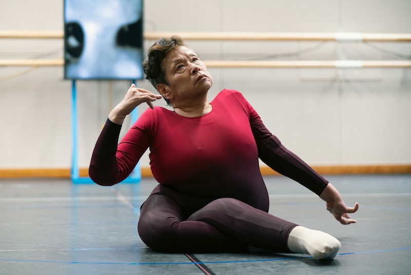 態変「BRAIN（ブレイン）」稽古の様子。