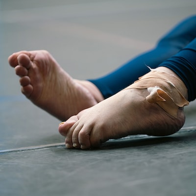 態変「BRAIN（ブレイン）」稽古の様子。