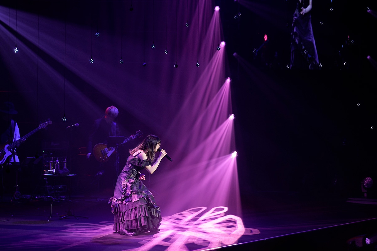 「Aimer Arena Tour 2023 -nuit immersive-」愛知・日本ガイシホール公演の様子。