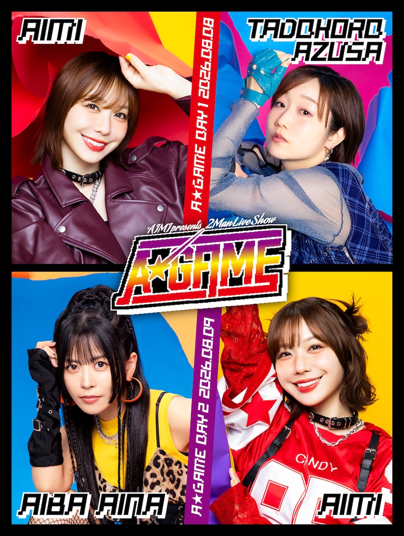 「AIMI Presents 2MAN LIVE SHOW『A-GAME』」キービジュアル