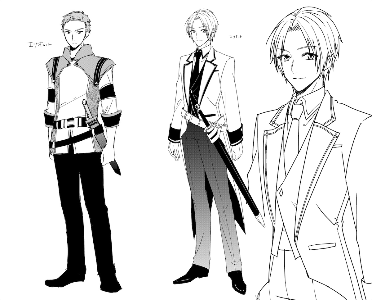 左からタルモ、エリオットの初期ラフ画。タルモはエリオットの初期ラフ画から誕生した。