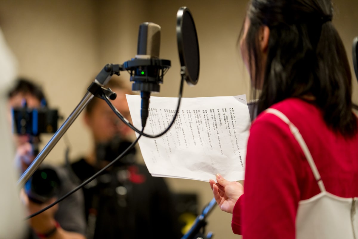 レッスン中の様子。